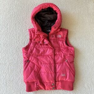 The North Face Pink Puffer Vest